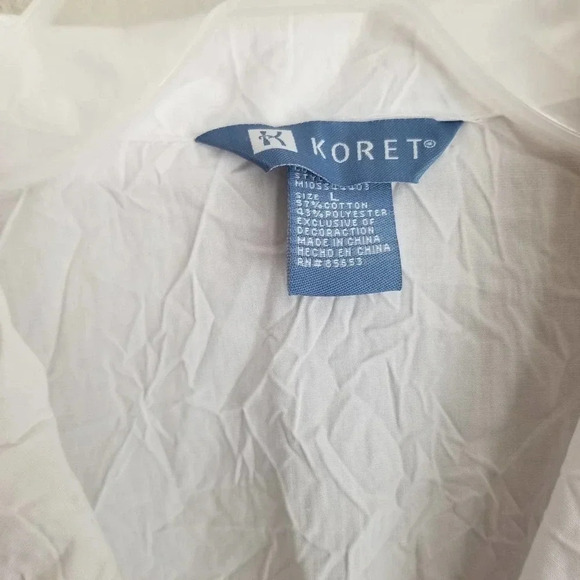 Koret Women's Screen Print top Size Large Colorful - Picture 3 of 10